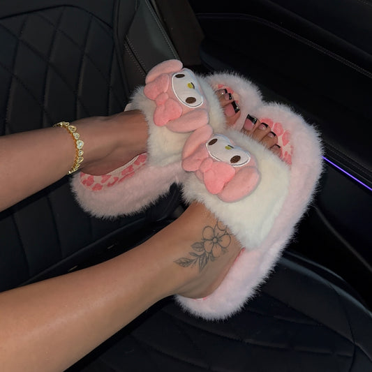 Blush Plush Slippers 🎀 Pre-Order
